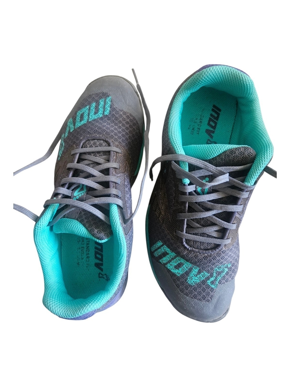 Inov-8 F Lite 250 Metaflex Gray, Purple, Teal Athletic Running Shoes Size 5.5
